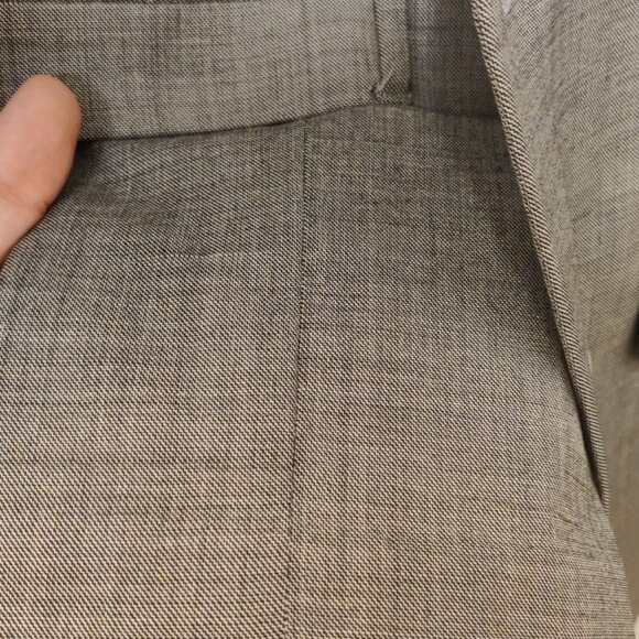 Joseph Abboud grey 36S 30 wool spandex stretch suit slim skinny fit tailored - Picture 10 of 12